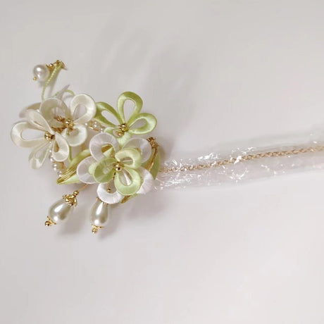 Creative Antique Style Non-legacy Flower-wrapped Hairpin Brooch-4