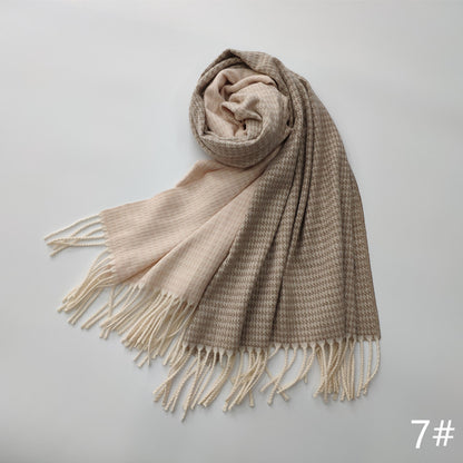 Male and Female Imitation Cashmere Scarf Couple Scarf