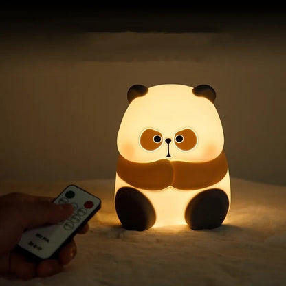 Creative and Fashionable Panda Shaped Silicone Night Light-2