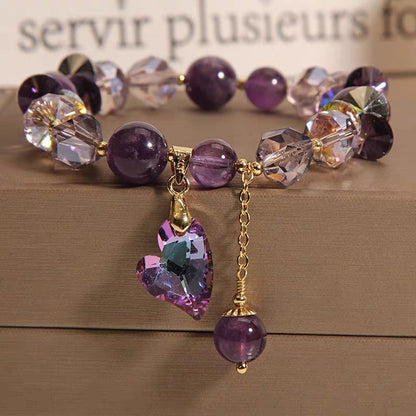 Natural Amethyste neues chinesisches Armband Liebesjuwel