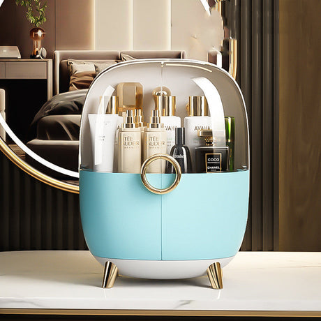 Light Luxury Desktop Macaron Color Cosmetics Storage Box-5