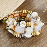 Vintage türkiser Perlenarmband