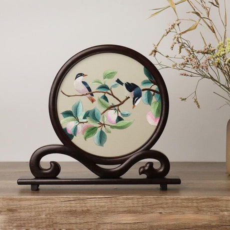 Creative Chinese Style Office Desk Handmade Embroidery Ornaments-24