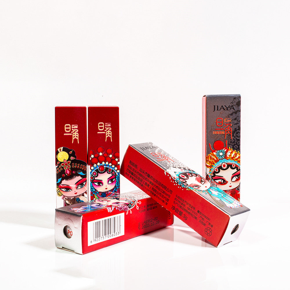 Chinese Opera Character Lip Gloss Set Gift Box for Girlfriend-6