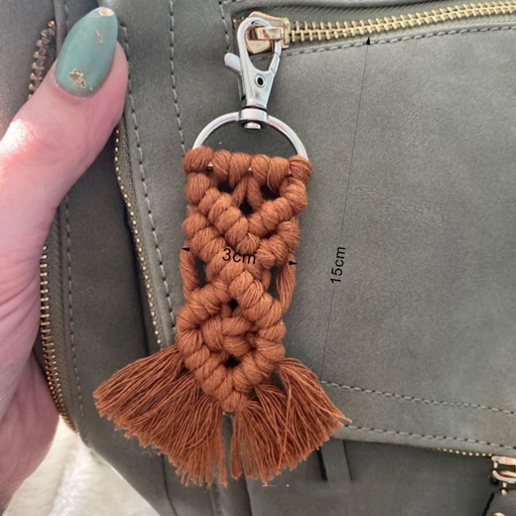 Hand Woven Keychain Bag Pendant