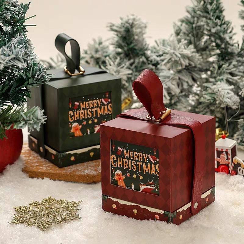 Christmas Gift Wrap Portable Gift Box Packaging Bag