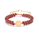 Constellations Handwoven Natural Agate Bracelet