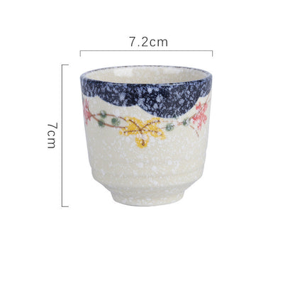 Fashion Chinese Style Underglaze Ceramic Teacup