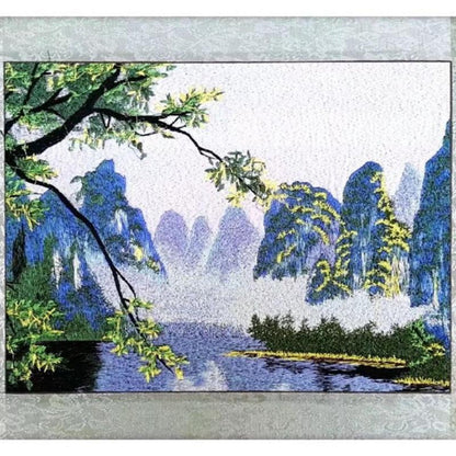 Classic Landscape Embroidery Decorative Painting-12