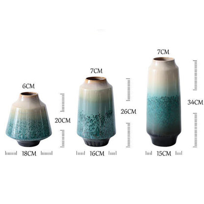 New Chinese Style Ceramic Vase Decoration Living Room TV Cabinet Ornaments