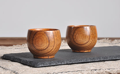 Wooden Tea Set Small Wooden Cup Small Teacup Environmental Protection Wooden Cup Set