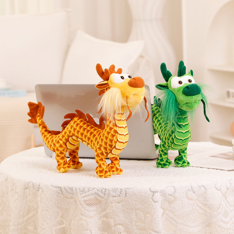 Adorable Chinese Dragon Plush Toy Ornaments-2