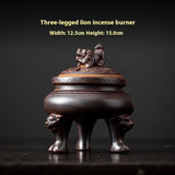 Antique Agarwood Ceramic Incense Burner Tea Room Decoration