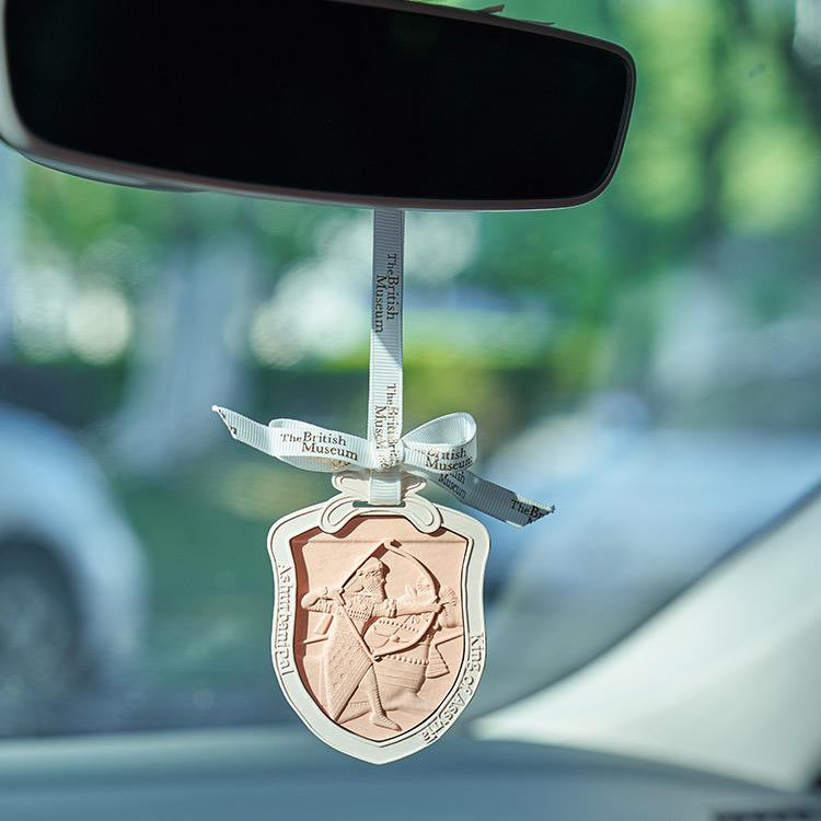 Assyrian Series King Gypsum Car Aromatherapy Pendant Gift Box-5