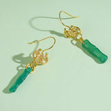 Bamboo Joint Agate Earrings-2