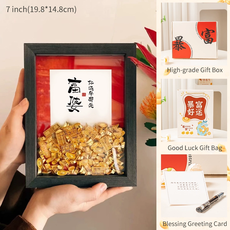 Birthday Gift Ideas for Sisters Get Rich Chinese New Year Ornament-3