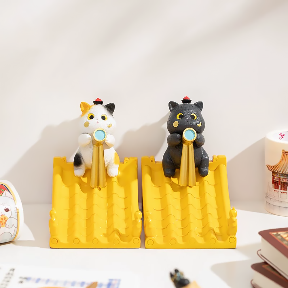 Birthday Gifts Forbidden City Chinese Cat Stargazing Phone Holder-1