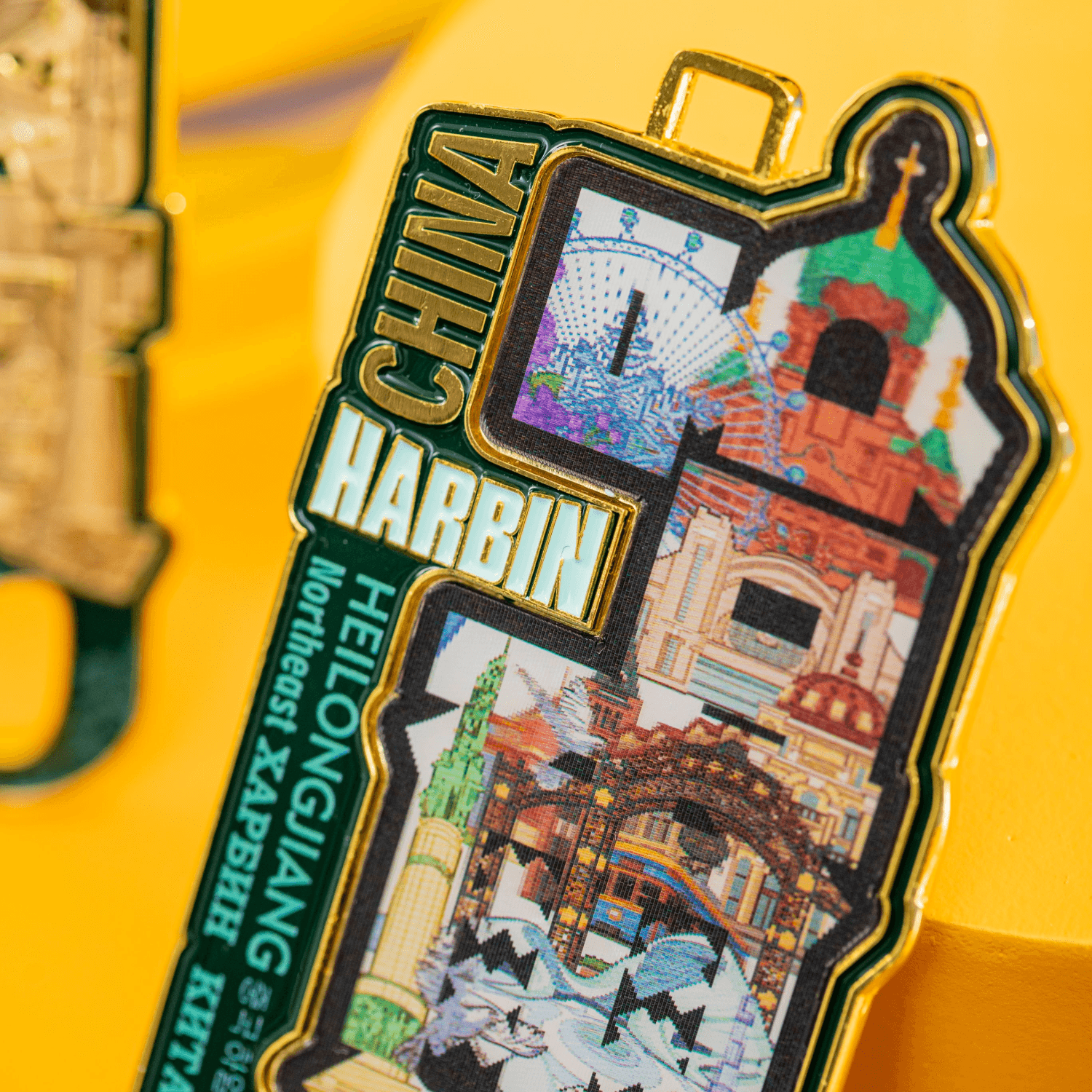 Grating Landmark Magnet – Harbin Bottle Opener Souvenir-3