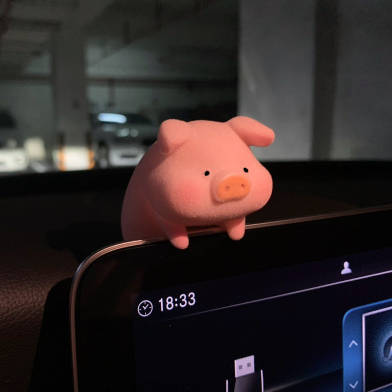 Cartoon Lulu Pig Car Decorations Pendant-1