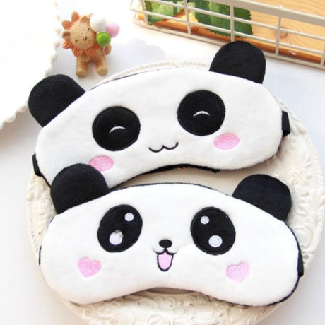 Cartoon Panda Light Blocking Breathable Sleep Eye Mask-1