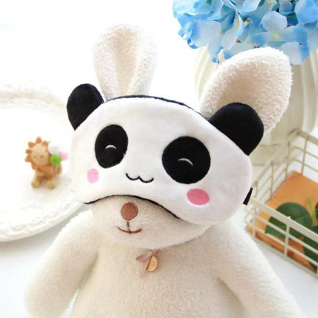 Cartoon Panda Light Blocking Breathable Sleep Eye Mask-2