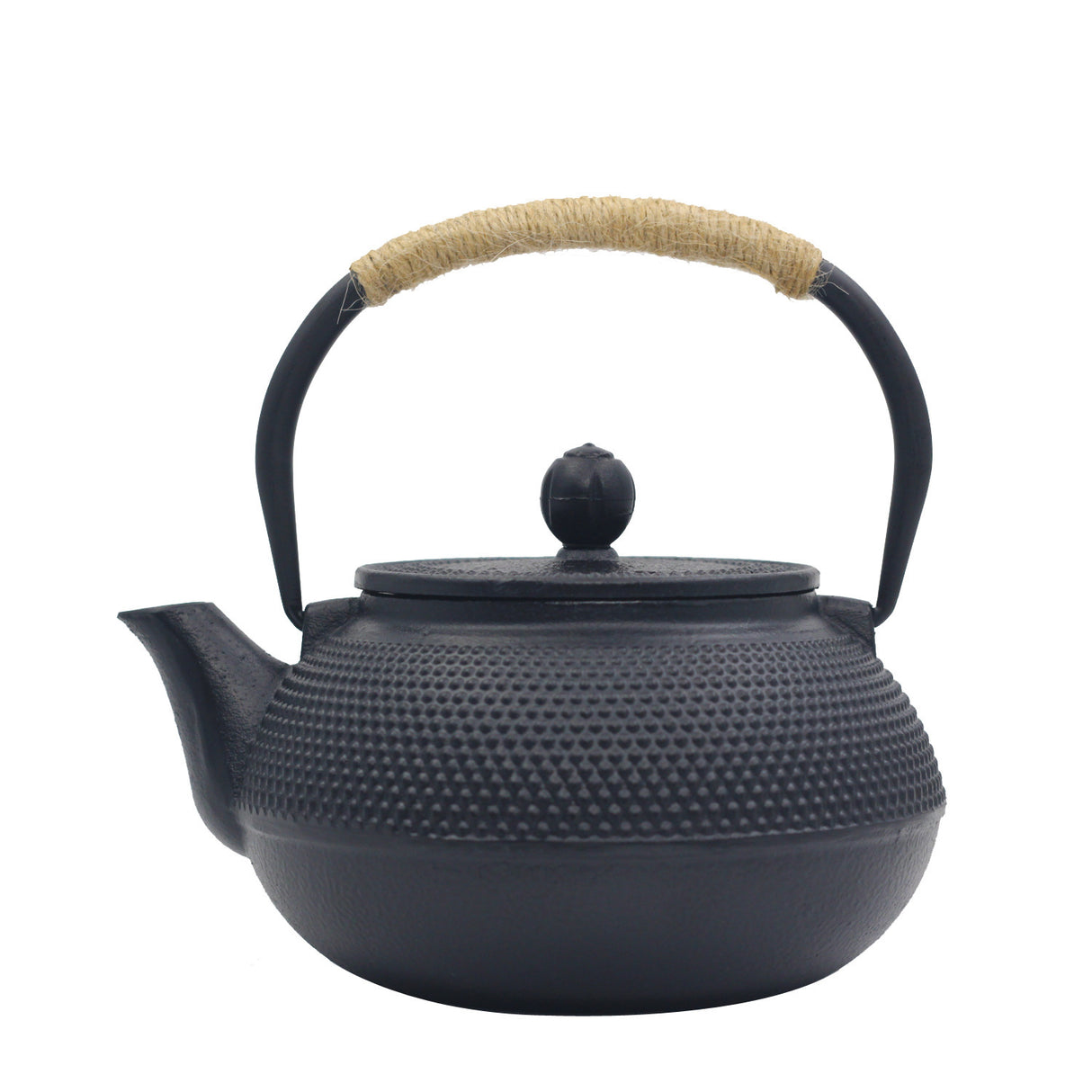 Cast Iron Teapot Peony Boiling Oolong Tea Teapot Uncoated Tea Set-4