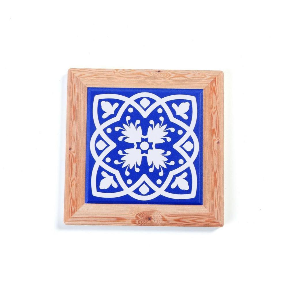 Ceramic Cork Coasters - Chinese Blue and White Porcelain Pattern Design-10