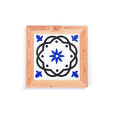 Ceramic Cork Coasters - Chinese Blue and White Porcelain Pattern Design-14