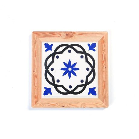 Ceramic Cork Coasters - Chinese Blue and White Porcelain Pattern Design-14