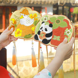 Chinese Ancient Style Panda Duck Hanfu Embroidered Crossbody Bag-1