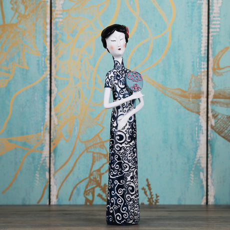Chinese Cheongsam Girl Decoration Living Room Ornaments-2