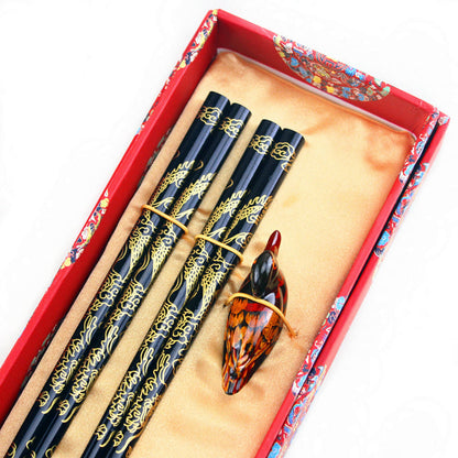 Chinese Dragon Pattern Chopsticks-1