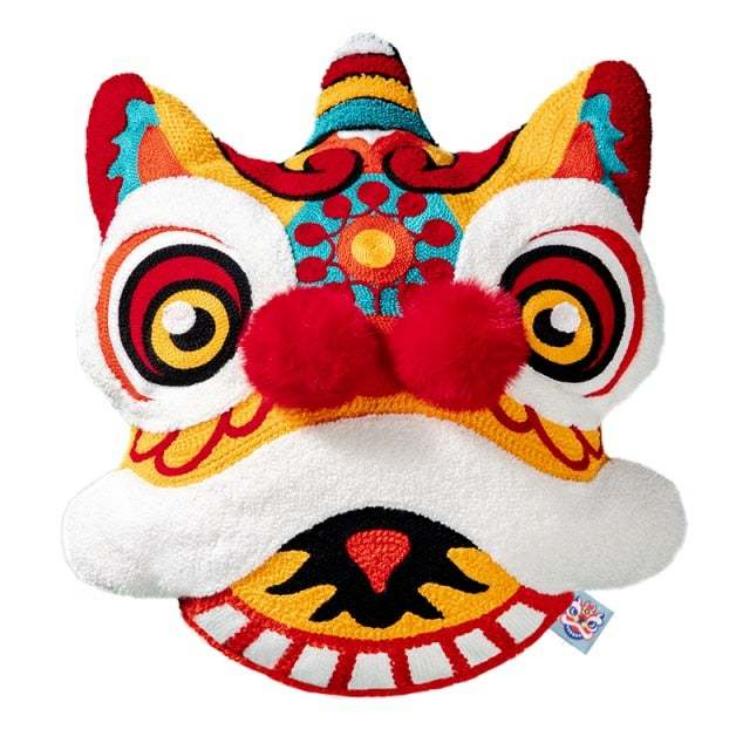 Chinese Lion Dance Creative Pillows Backrests-15