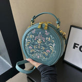 Chinese Style Advanced Texture Embroidery Shoulder Bag-5