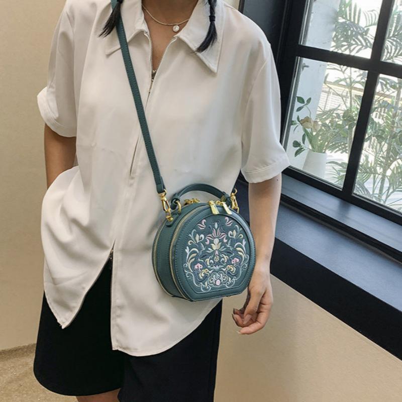 Chinese Style Advanced Texture Embroidery Shoulder Bag-7