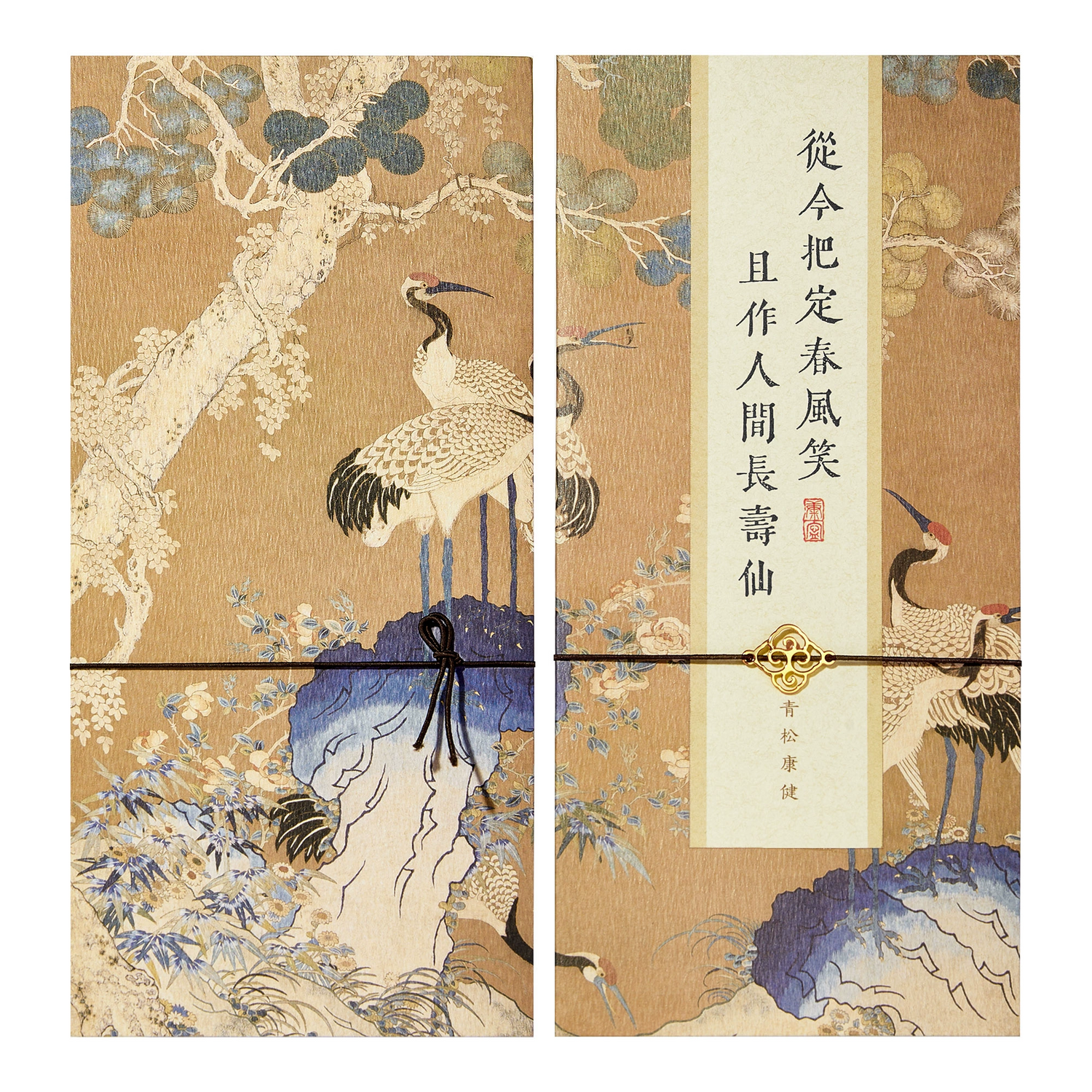 Chinese Style Greeting Cards Birthday Cards Jinshu Series High-end Small Cards-11