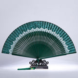 Chinese Style Lace Portable Silk Fan-1