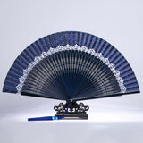 Chinese Style Lace Portable Silk Fan-3