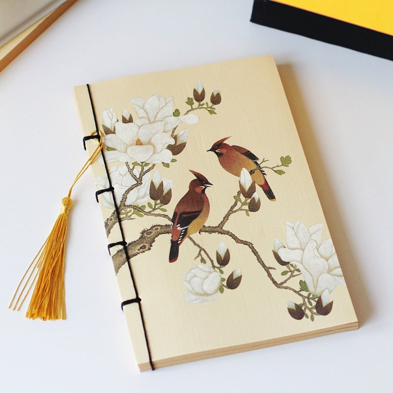 Chinese Style Retro Famous Painting Tassel Notebooks-9