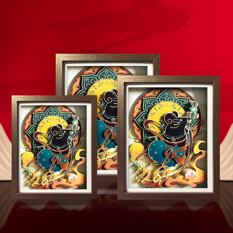 Chinese Zodiac Dunhuang Paper-Cut Ornament Personalized Art Gift-1