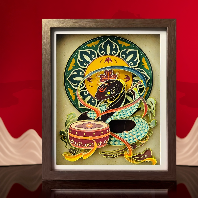 Chinese Zodiac Dunhuang Paper-Cut Ornament Personalized Art Gift-10