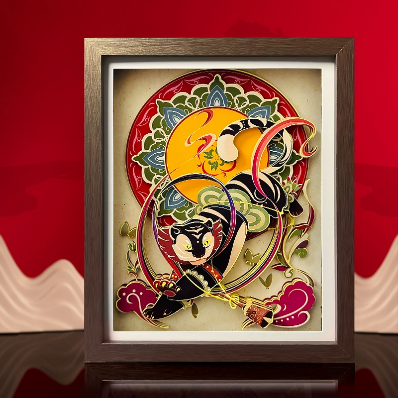 Chinese Zodiac Dunhuang Paper Cut Personalized Ornaments Creative Birthday Gifts-7