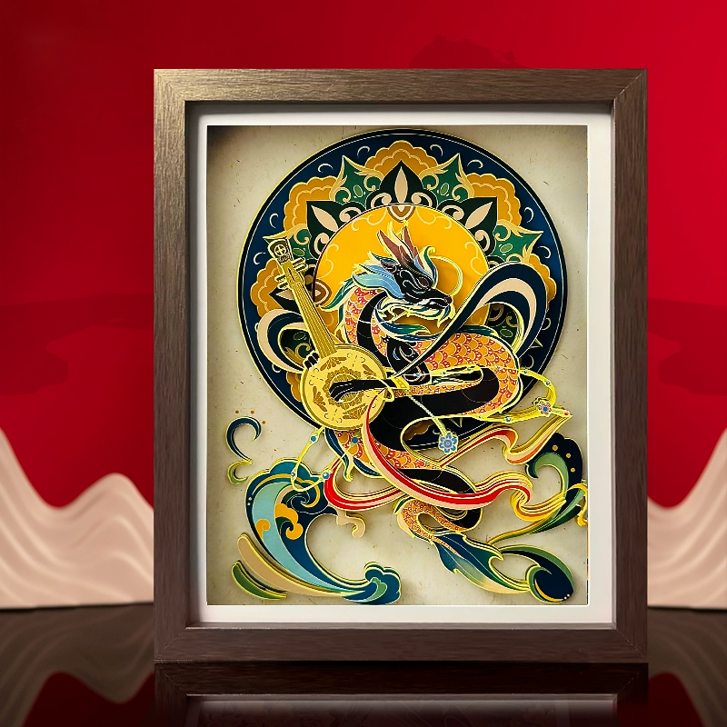 Chinese Zodiac Dunhuang Paper-Cut Ornament Personalized Art Gift-9