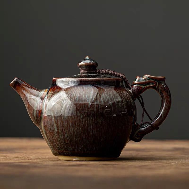 Chinese Zodiac Kung Fu Tea Set Kiln-Formed Hand-Painted Cup-18