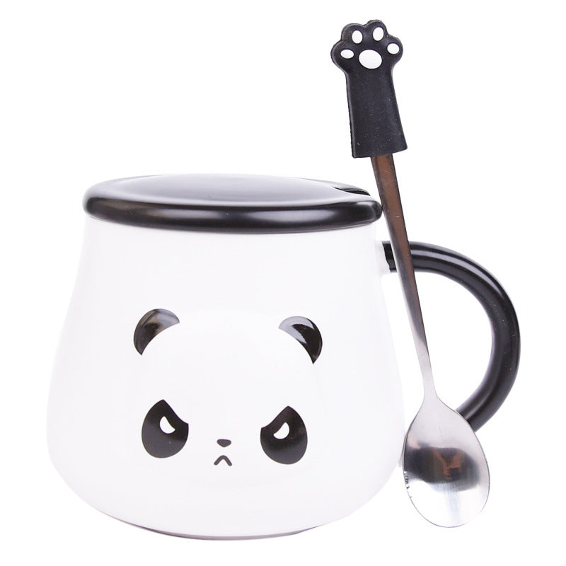 Creative Gift Large Capacity Cartoon Panda Ceramic Cup Mug-7
