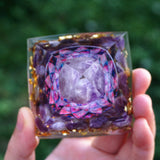 Crystal Gravel Energy Power Pyramid-3