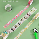 Cute Creative Panda Bookmark Notebook Stationery Set-3