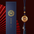 Double Dragon Playing with Pearl Car Aromatherapy Pendant-1