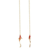 Ear Wire Style Temperament Goldfish Earrings-4