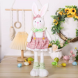 Easter Bunny Decoration Retractable Doll Gift | Home & Window Display-6